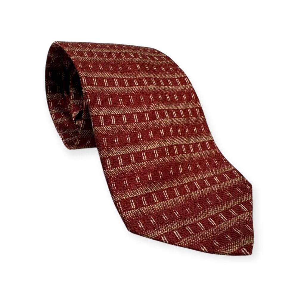 Structure Silk Pattern Formal Tie for - Sophisticated Fashion One Size